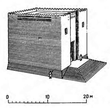 Эфиопия. Йеха. Сабейский храм. Общий вид (реконструкция)