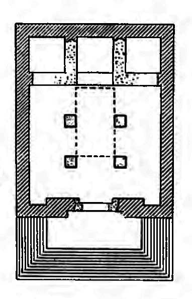 Эфиопия. Йеха. Сабейский храм. План