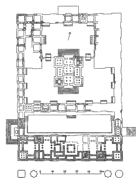 Аксум. Дворец Такха Мариам (частичная реконструкция плана)