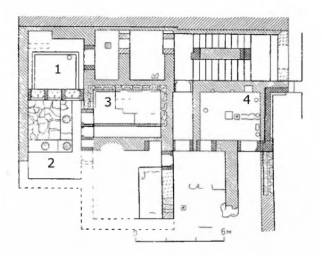 Крит. Кносс. «Юго-восточный дом», XVI в. до н. э.