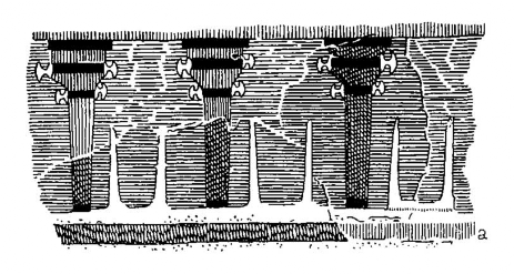 Крит. Изображение здания на фреске