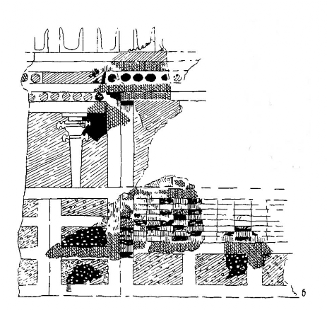 Крит. Изображение здания на фреске