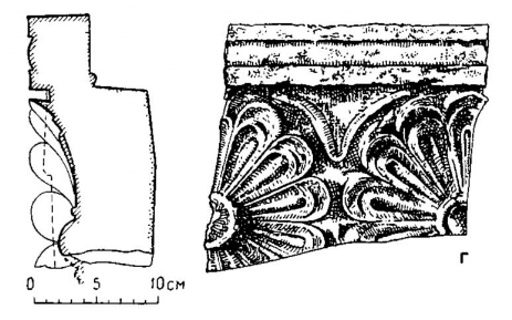 Крит. фриз с розетками
