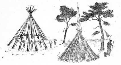 Мезолит. Замена больших общинных домов мелкими землянками и шалашами