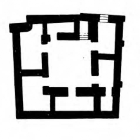 Ур. Жилой дом, начало II тысячелетия до н. э. План