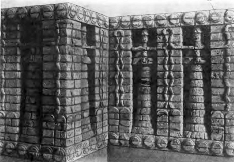 Урук. Храм Караиндаша, XV в. до н. э. Реконструкция стены