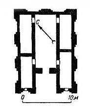 Тип храма Гавра IX и Гавра VIII, около 3000 г. до н. э.
