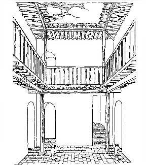 Жилой дом в Уре, около 2000 г. до н. э. Реконструкция