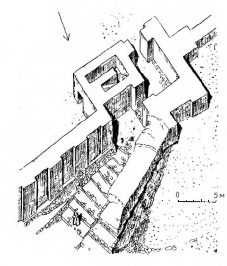 Мегиддо. Ворота, начало II тысячелетия до н. э. Реконструкция