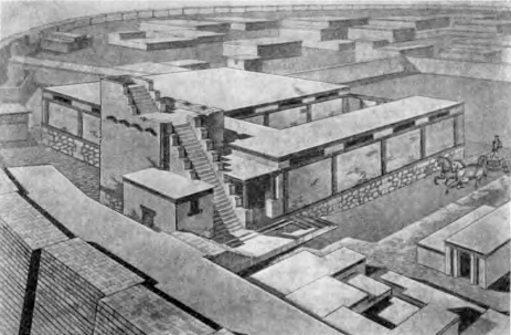 Самария. Царский квартал, начало I тысячелетия до н. э. (реконструкция)