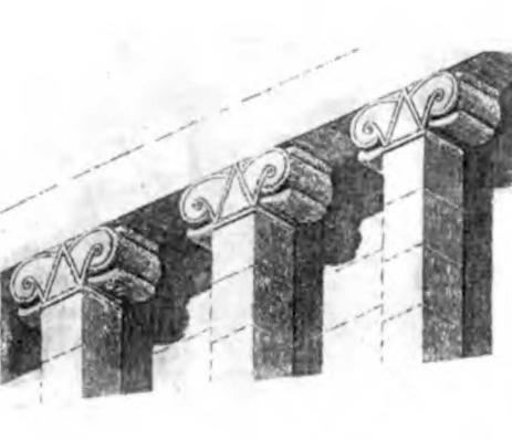 Самария. Капители пилястр домов царского квартала, начало I тысячелетия до н. э.