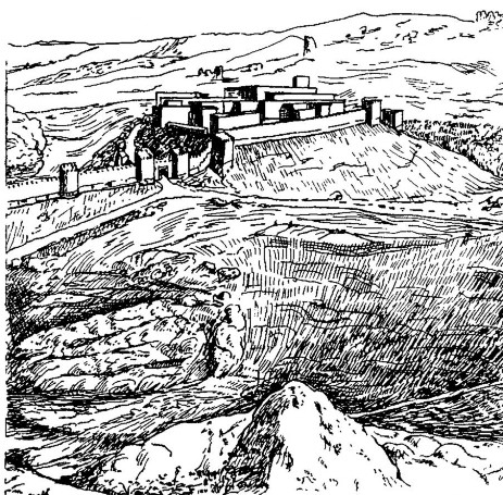 Хетты. Хаттушаш. Цитадель Бюйюккале, II тысячелетие до н .э . Реконструкция