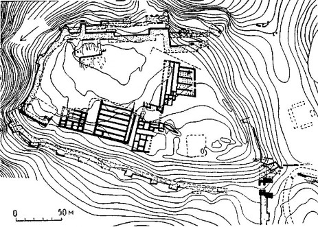 Хетты. Хаттушаш. Цитадель Бюйюккале, II тысячелетие до н .э . План