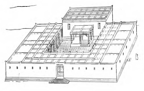 Хукка. Храм. Общий вид (реконструкция)