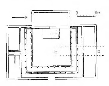 Хукка. Храм. План