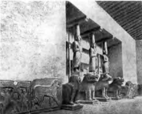 Сиро-хетты. Телль-Халаф. Храм-дворец, IX в . до н. э. Главный вход