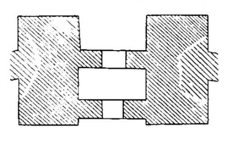 Сиро-хетты. Сам’аль (Зенджирли). Ворота цитадели, XII-VIII вв. до н. э. План