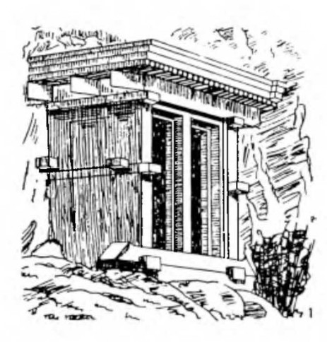 Ликия. Гробница в Пинаре; внешний вид