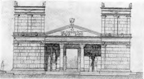 Храм Ваал-Шамин в Сейя-Си. Реконструкция фасада