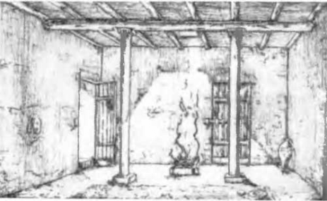 Урарту. Тейшебаини. Реконструкция интерьера