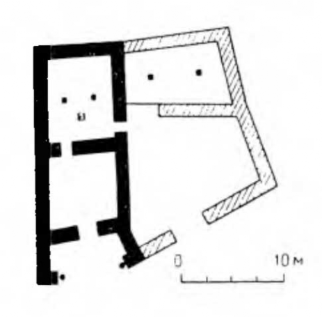 Урарту. Тейшебаини. План мегарона