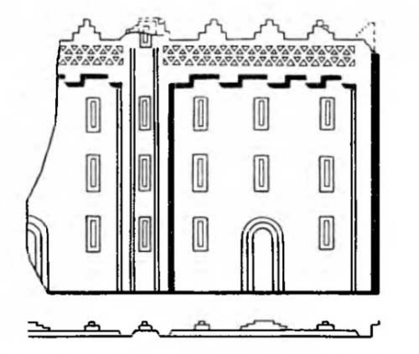 Урарту. Бронзовый рельеф из Топрах-кале с изображением жилого дома