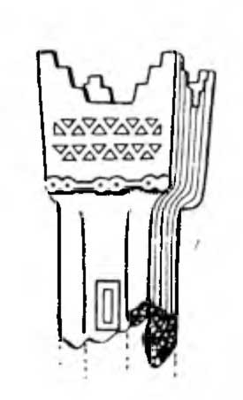 Урарту. Бронзовый рельеф из Топрах-кале