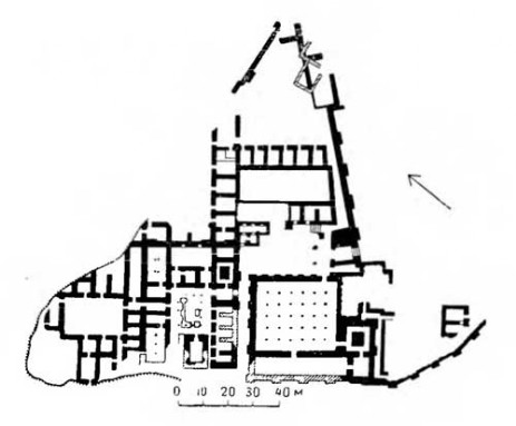 Урарту. Арин-берд, VIII в. до н. э. Общий план цитадели