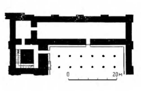 Урарту. Арин-берд. Храм бога Халди. План