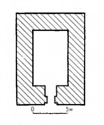 Урарту. Арин-берд. Храм Суси. План