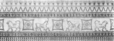 Урарту. Арин-берд. Большой фриз (реконструкция)