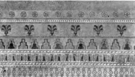 Урарту. Арин-берд. Роспись стены дворца (реконструкция)