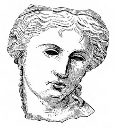 Армения. Бронзовая маска армянской богини Анаит, I в. до н. э.