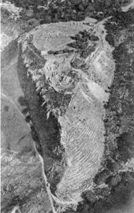 Армения. Гарни. Общий вид крепости сверху, III—II вв. до н. э.