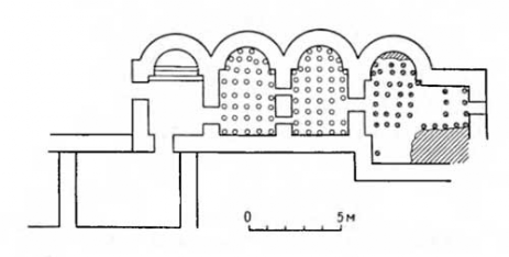 Армения. Гарни. Дворцовая баня. План
