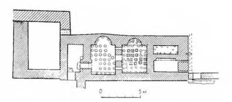 Грузия. Мцхета. Баня в Армазисхеви, II—III вв. План