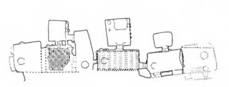 Грузия. Пещерный город Уплисцихе близ Гори. План