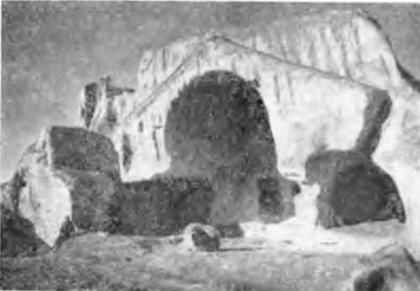 Грузия. Пещерный город Уплисцихе близ Гори. Общий вид большого зала