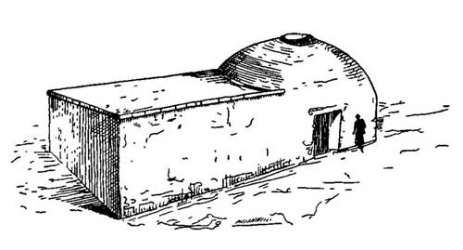 Закавказье. Тейшебаини. Большесемейное жилище, конец II — начало I тысячелетия до н. э. Реконструкция