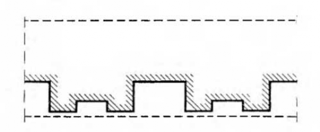Урарту. Тейшебаини, VII в. до н. э. Карниз цитадели (реконструкция)
