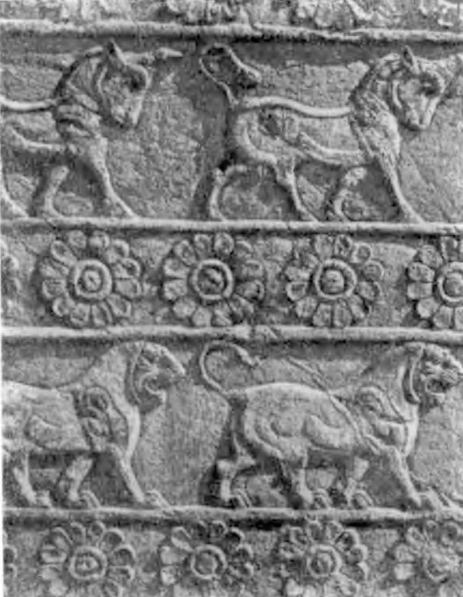 Иран. Персеполь. Рельефы лестницы у ападаны Дария