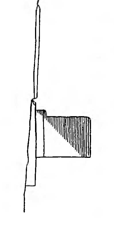 Иран. Мидия. Сакавенд. Гробница. Поперечный разрез