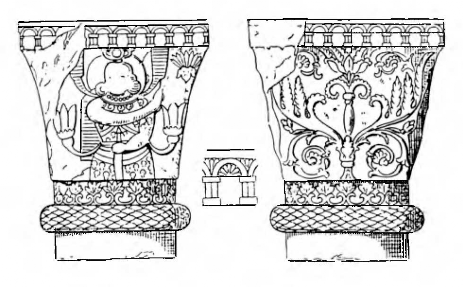Иран. Капитель колонны из Таки-Бустана