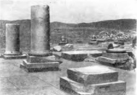 Пасаргады, 550-е годы до н.э. Дворец Кира. Сохранившиеся колонны