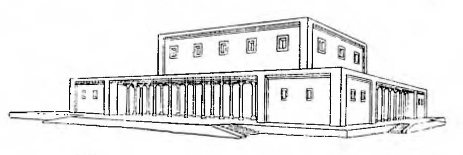 Пасаргады, 550-е годы до н.э. Дворец Кира. Общий вид (реконструкция)
