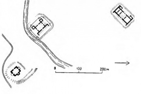 Пасаргады, 550-е годы до н.э. Дворец Кира. План цитадели