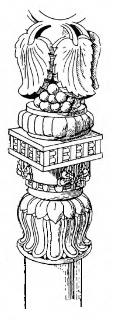Мемориальные столбы — стамбха Беснагар; капитель, 150 г. до н. э.