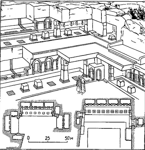 Удайгири. Монастырский комплекс Рани Гумпха, высеченный в скалах, 150 г. до н. э.