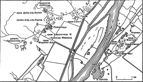 Ансамбль Фив. Генеральный план