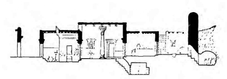 Новое царство. Поселок ремесленников в Дейр-эль-Медине. Разрез жилого дома